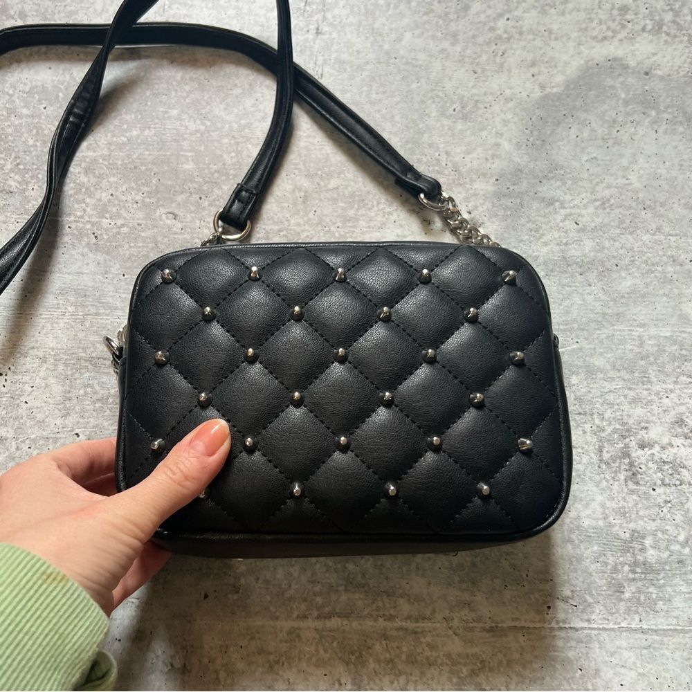 Rebecca minkoff black studded crossbody purse NWT - Picture 2 of 7